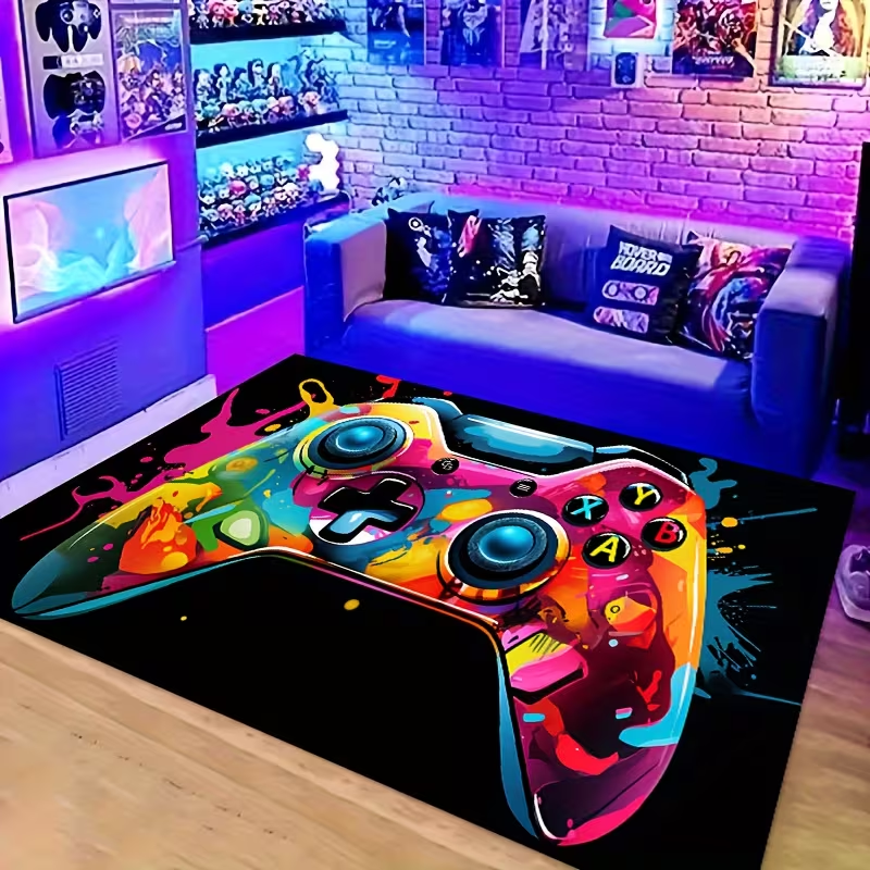 Gamepad Pattern Carpet Lock Ed - огляд і ціна Hall Commercial Printing