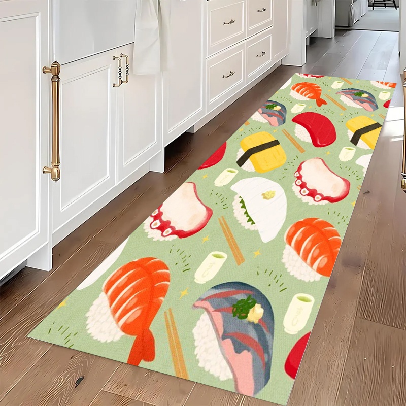Cartoon Sushi Runner Rug Japan - огляд і ціна Hall Commercial Printing