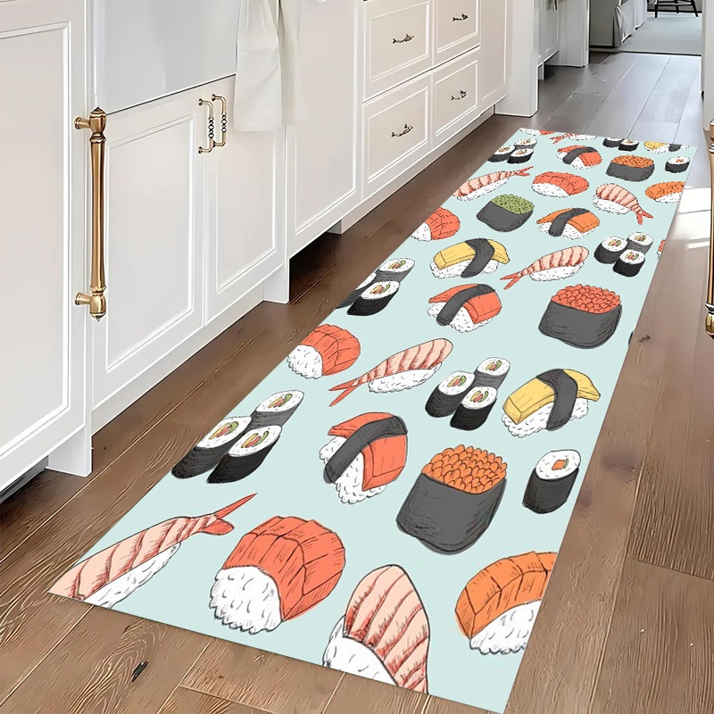 Cartoon Sushi Runner Rug Japan - огляд і ціна Hall Commercial Printing