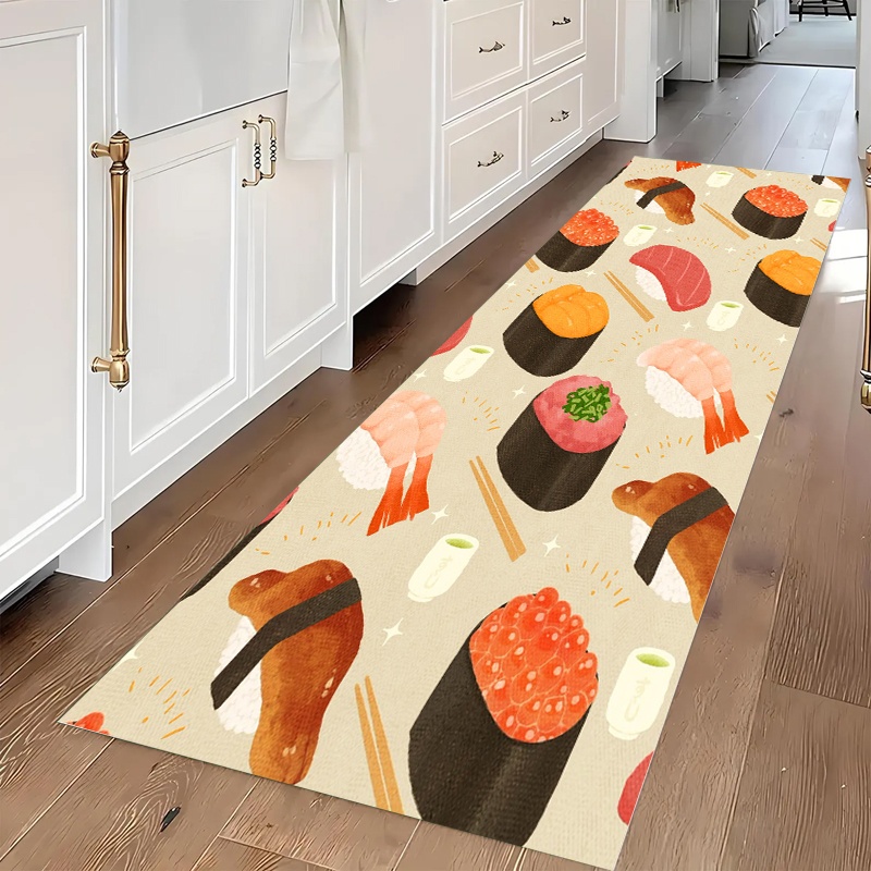 Cartoon Sushi Runner Rug Japan - огляд і ціна Hall Commercial Printing